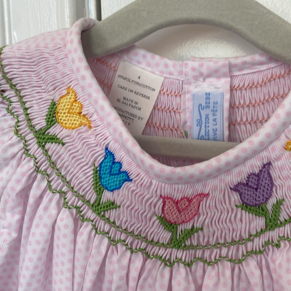Vive La Fete smocked dress - Picture 3 of 4